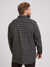 Hemd mit Karomuster - Männer - black melange window check Hemd mit Karomuster - Männer - black melange window check - 2 - Men Plus