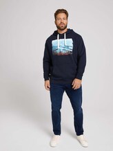 Hoodie mit Fotoprint - Männer - Sky Captain Blue Hoodie mit Fotoprint - Männer - Sky Captain Blue - 3 - Men Plus