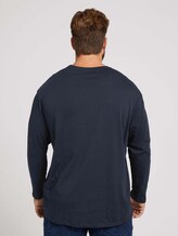 Langarmshirt mit Print - Männer - Sky Captain Blue Langarmshirt mit Print - Männer - Sky Captain Blue - 2 - Men Plus