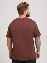 Basic T-Shirt - Männer - Decadent Bordeaux Basic T-Shirt - Männer - Decadent Bordeaux - 2 - Men Plus
