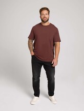 Basic T-Shirt - Männer - Decadent Bordeaux Basic T-Shirt - Männer - Decadent Bordeaux - 3 - Men Plus