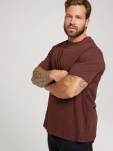 Basic T-Shirt - Männer - Decadent Bordeaux Basic T-Shirt - Männer - Decadent Bordeaux - 5 - Men Plus