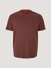Basic T-Shirt - Männer - Decadent Bordeaux Basic T-Shirt - Männer - Decadent Bordeaux - 7 - Men Plus