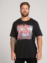 T-Shirt mit Fotoprint - Männer - Black T-Shirt mit Fotoprint - Männer - Black - 1 - Men Plus