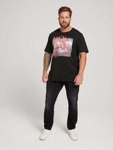 T-Shirt mit Fotoprint - Männer - Black T-Shirt mit Fotoprint - Männer - Black - 3 - Men Plus
