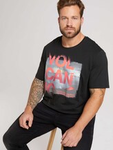 T-Shirt mit Fotoprint - Männer - Black T-Shirt mit Fotoprint - Männer - Black - 5 - Men Plus