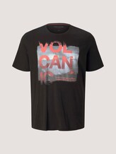 T-Shirt mit Fotoprint - Männer - Black T-Shirt mit Fotoprint - Männer - Black - 7 - Men Plus