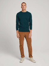 Basic Pullover im Doppelpack - Männer - sapphire green melange Basic Pullover im Doppelpack - Männer - sapphire green melange - 3 - TOM TAILOR