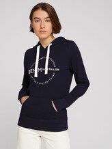 Hoodie mit Logo-Print - Frauen - Sky Captain Blue Hoodie mit Logo-Print - Frauen - Sky Captain Blue - 5 - TOM TAILOR Denim
