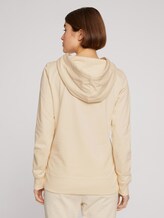 Hoodie mit Logo-Print - Frauen - soft creme beige Hoodie mit Logo-Print - Frauen - soft creme beige - 2 - TOM TAILOR Denim