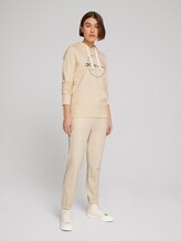Hoodie mit Logo-Print - Frauen - soft creme beige Hoodie mit Logo-Print - Frauen - soft creme beige - 3 - TOM TAILOR Denim