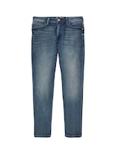TOM TAILOR DENIM Herren Tapered Slim Jeans, blau, Uni, Gr. 32/34