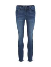 TOM TAILOR Damen Alexa Skinny Jeans, blau, Uni, Gr. 33/30
