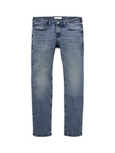 TOM TAILOR DENIM Herren Piers Slim Jeans, blau, Uni, Gr. 34/34