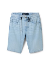 TOM TAILOR Herren Morris Jeansshorts, blau, Uni, Gr. 32