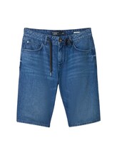 TOM TAILOR Herren Morris Jeansshorts, blau, Uni, Gr. 31