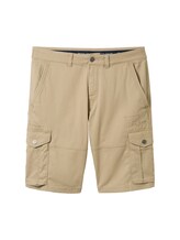 TOM TAILOR Herren Cargo Shorts, braun, Uni, Gr. 29