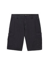 TOM TAILOR DENIM Herren Relaxed Cargoshorts, grau, Uni, Gr. M