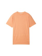 TOM TAILOR Jungen T-Shirt mit Bio-Baumwolle, orange, Uni, Gr. 152