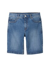 TOM TAILOR Jungen Jim Jeans Bermuda, blau, Uni, Gr. 146