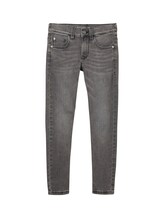 TOM TAILOR Jungen Ryan Jeans mit recycelter Baumwolle, grau, Uni, Gr. 128