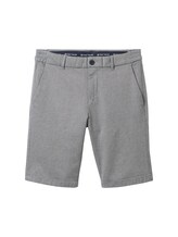 TOM TAILOR Herren Travis Slim Chino Shorts, blau, Fischgrät, Gr. 40