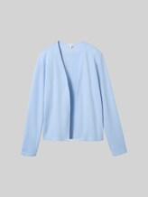 Tom Tailor Denim Cardigan met lage V-hals in rood online kopen | P&C