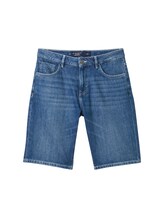TOM TAILOR Herren Relaxed Morris Shorts, blau, Uni, Gr. 31