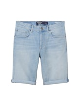 TOM TAILOR Herren Josh Jeans Shorts, blau, Uni, Gr. 38