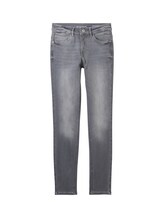TOM TAILOR Damen Kate Skinny Jeans mit recycelter Baumwolle, grau, Uni, Gr. S/32
