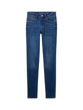 TOM TAILOR Damen Kate Skinny Jeans mit recycelter Baumwolle, blau, Uni, Gr. S/32