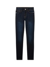 TOM TAILOR Damen Kate Skinny Jeans mit recycelter Baumwolle, blau, Uni, Gr. S/32
