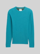 TOM TAILOR Herren Strickpullover aus Baumwolle, blau, Uni, Gr. XXXL