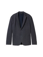 TOM TAILOR Herren Sakko mit Piqué Struktur, blau, Uni, Gr. 56