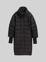 TOM TAILOR Damen Puffermantel mit Stehkragen, schwarz, Uni, Gr. XXL