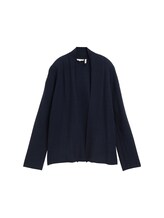 TOM TAILOR Damen Cardigan mit LENZING™ EcoVero™, blau, Uni, Gr. XXXL