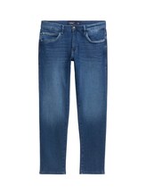 TOM TAILOR Herren Marvin Straight Jeans, blau, Uni, Gr. 38/34