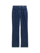 TOM TAILOR DENIM Damen Emma Jeans mit TENCEL™ Lyocell, blau, Uni, Gr. 26