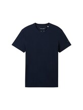 TOM TAILOR Herren Basic T-Shirt, blau, Uni, Gr. XXXL