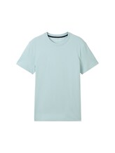 TOM TAILOR Herren Basic T-Shirt, blau, Uni, Gr. XL