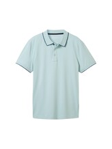 TOM TAILOR Herren Basic Poloshirt, blau, Uni, Gr. S