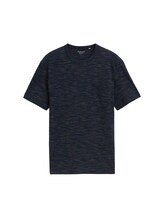 TOM TAILOR Herren T-Shirt mit Brusttasche, blau, Meliert, Gr. XXXL