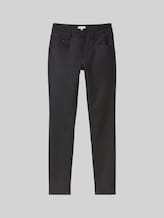 TOM TAILOR Damen TTALEXA COATED SKINNY Jeans, schwarz, Uni, Gr. 32/32