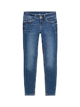 TOM TAILOR DENIM Damen Jona Extra Skinny Jeans, blau, Uni, Gr. 26