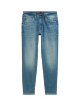 TOM TAILOR DENIM Herren Superflex Slim Tapered Jeans, blau, Uni, Gr. 30/32