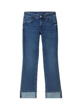 TOM TAILOR Damen Alexa Straight Jeans, blau, Uni, Gr. 27/30