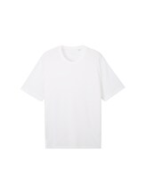 TOM TAILOR Herren Plus - Piqué T-Shirt, weiß, Uni, Gr. 2XL