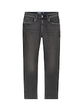 TOM TAILOR Herren Hybrid Denim Josh Regular Slim Jeans, grau, Uni, Gr. 33/36