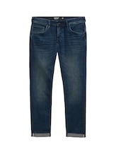 TOM TAILOR DENIM Herren Superflex Aedan Straight Jeans, blau, Uni, Gr. 30/34