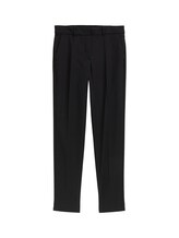 TOM TAILOR Damen Mia Slim Hose, schwarz, Uni, Gr. 38/30